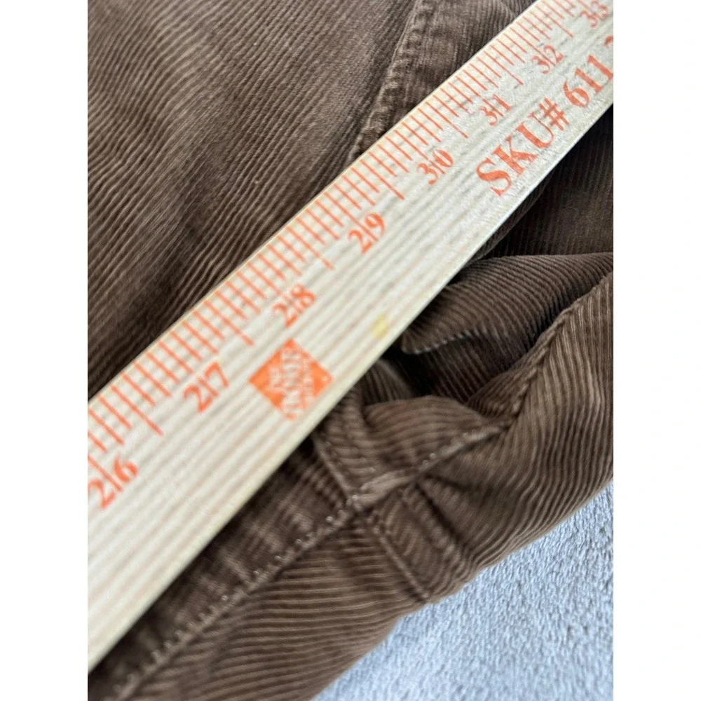 Buck Mason Ford Standard Pants Mens Size 31x34 Brown Corduroy Stretch Casual